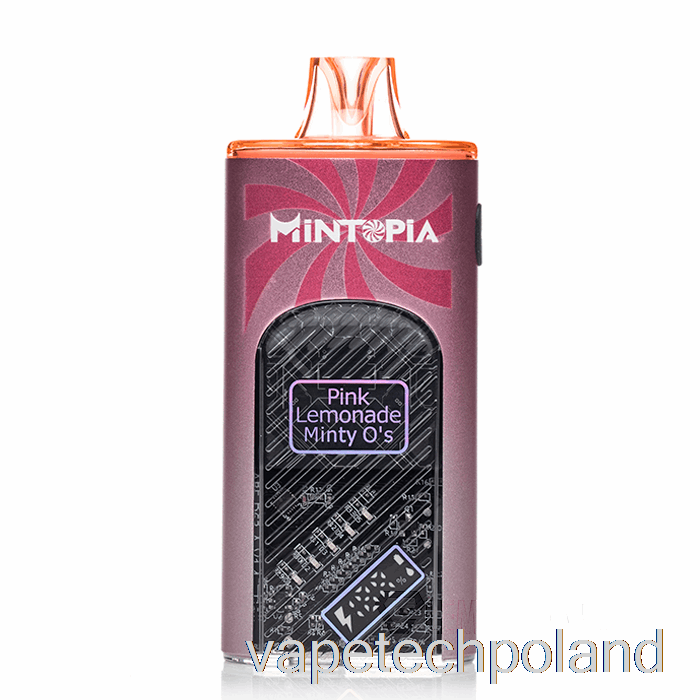 Vape Tech Poland Mintopia Turbo 9000 Jednorazowa Różowa Lemoniada Minty O's
